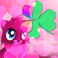 Rosa gatos Theme 4 Go Launcher