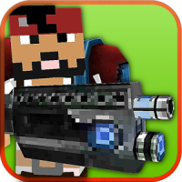 Pixel Craft Gun Battle 3D