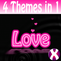 Neon Heart Complete 4 Themes