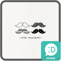 little mustache 카카오톡 테마