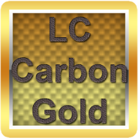 LC Carbon Gold Theme for Nova/Apex Launcher