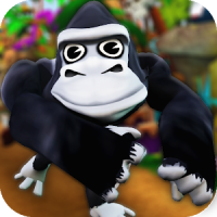 Cartoon Monkey Runner