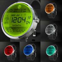 Moto360 digial face 9 colours