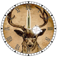 Clock Deer Hunting - Widget