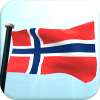 노르웨이 국기 3D 무료 라이브 배경화면