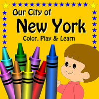 New York City Color, Play and Learn