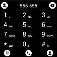 Theme for Drupe and RocketDial and ExDialer BWhite