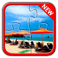 Beach Jigsaw Puzzles Brain Games for Kids FREE