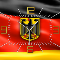 Германия часы с флагом