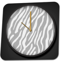 Zebra Clock Widget