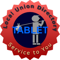 Plumbers LU Directory Tablet