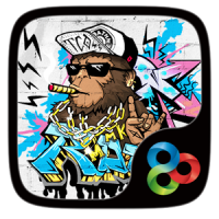 Rock Graffiti GOLauncher Theme