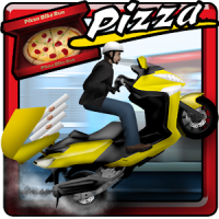 Pizza Delivery Boy Bike