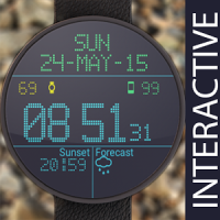 LED Watch face with Weather