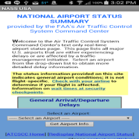 National Airport Status USA