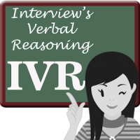 Interview's Verbal Reasoning