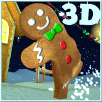 Рождество печенье деревни 3D