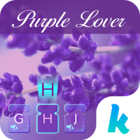 Purple Love Emoji Keyboard