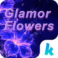 Glamor Flowers Keyboard Theme