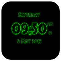 Tattoo Digital Clock Live Wallpaper