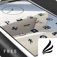 Flight Dark - Flat Icons (Free Version)