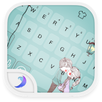 Emoji Keyboard-Love Kiss