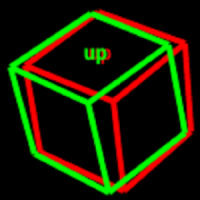 Anaglyph 3D cube