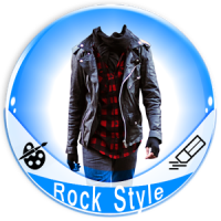 Men Casual Rock Style Photo Suit Editor