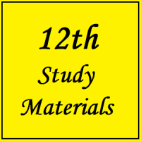 12th Study Materials