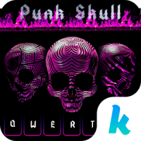Punk Skull Keyboard Theme