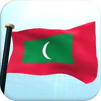 Maldives Flag 3D Free