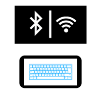 PC Keyboard WiFi & Bluetooth (+ Mouse | Track pad)