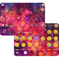 Rainy Glass Ikeyboard Theme