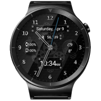 Black Glass HD Watch Face Widget & Live Wallpaper