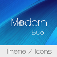 Modern Blue Theme + Icons