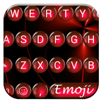 Spheres Red Emoji Tastatur