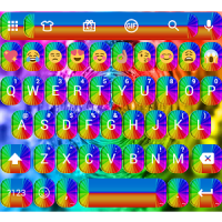 Shading Rainbow Emoji Keyboard