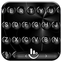 Keyboard Theme Spheres Black