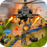 Gunship Helicopter Air Strike