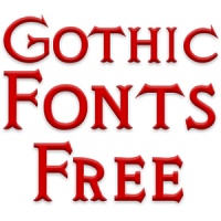 Gothic Fonts for FlipFont free