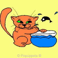 Cartoon Pet Kitty Cat Kitten