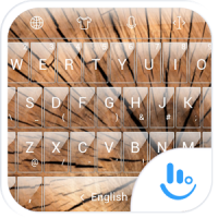 Keyboard Theme Glass Wood