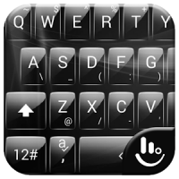 Keyboard Theme Glass Black