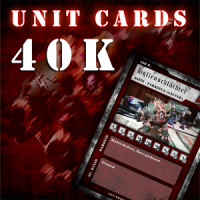 Unit Cards 40k