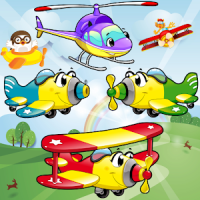 बच्चों के लिए हवाई जहाज का खेल