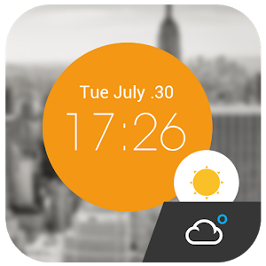 Weather Clock Cool Widget