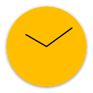 Flat design clock Y -MeClock
