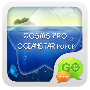 GO SMS Pro OceanStar Popup ThX