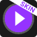 MusiX Material Dark
Purple Skin for music
player