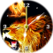 Lion Analog Clock